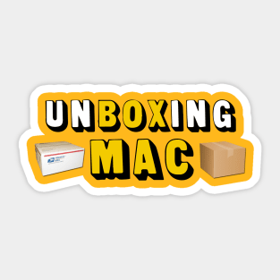 UnBoxing Mac Sticker